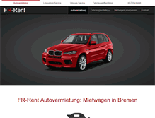 Tablet Screenshot of fr-rent.de